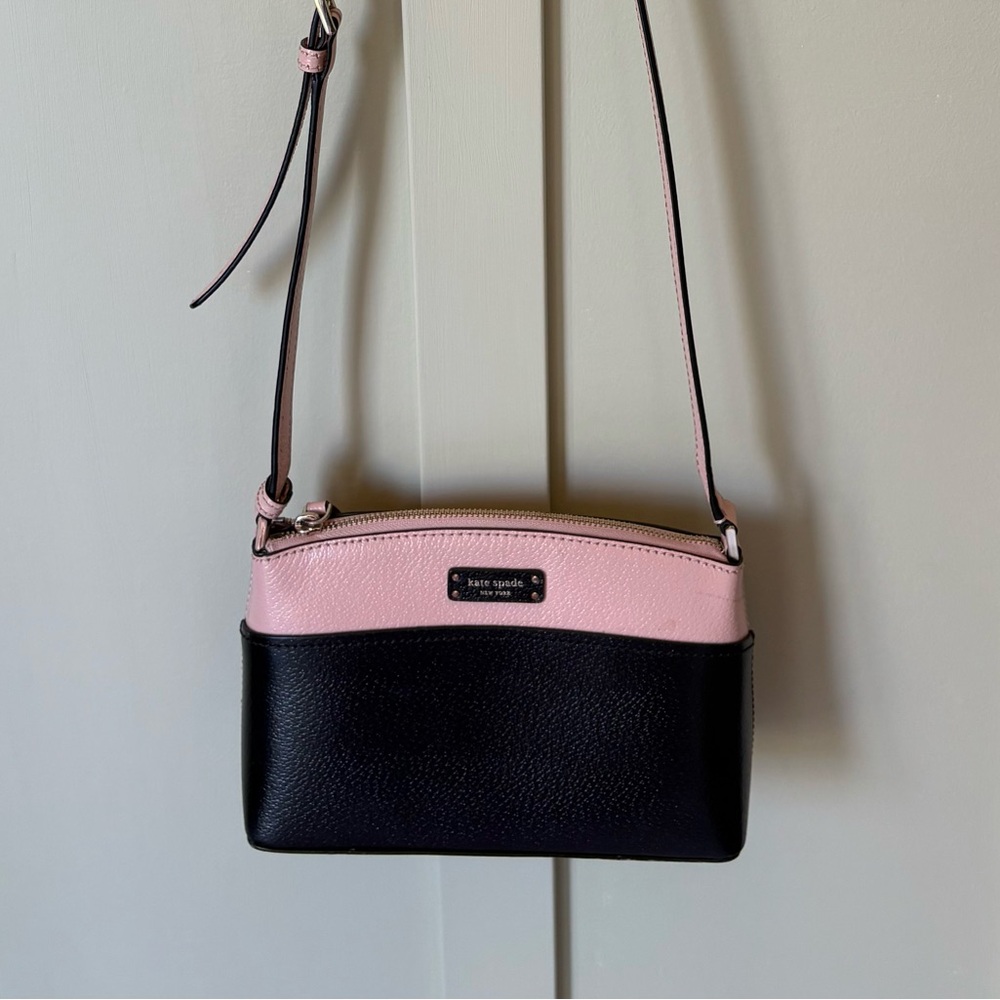 kate spade Pink and Black Crossbody Bag